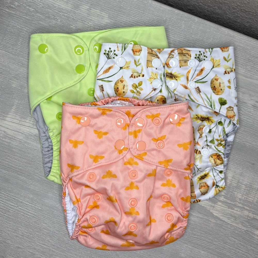 NEW Bundle of 3 Pocket Cloth Diapers